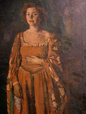 Portret gđe. Schlechan u kostimu iz opere Lucia di Lamermour